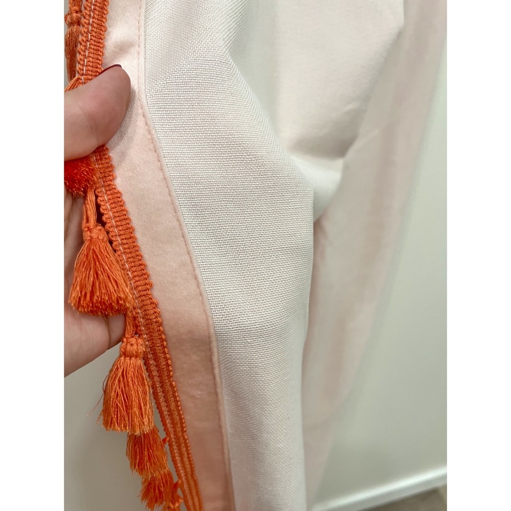 Opalhouse Blush Velvet Curtain Panel with Tassels - Picture 9 of 12